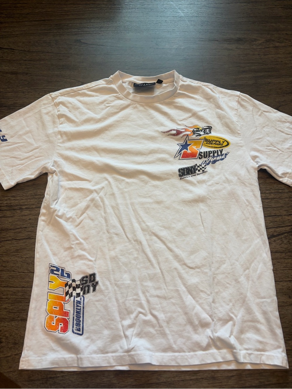 White Short-Sleeve Graphic Tee